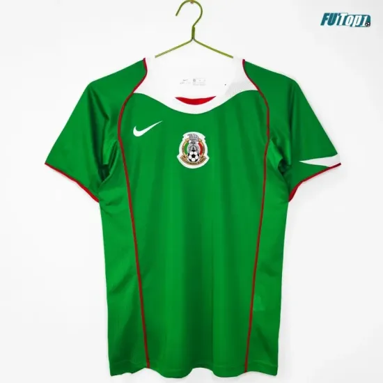 Camiseta México Local 2004 Verde Retro