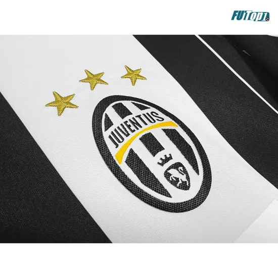 Camiseta Juventus Local 2016/2017 Negro/Blanco Retro
