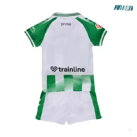 Camiseta Real Betis Local 2026/2027 Verde/Blanco Niño Kit con Parche La Liga