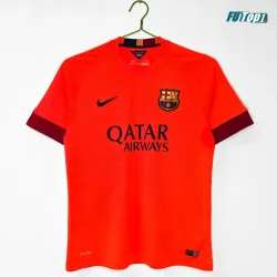 Camiseta Barcelona Visitante 2014/15 Naranja Retro