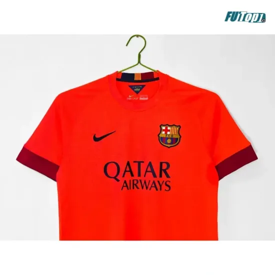 Camiseta Barcelona Visitante 2014/15 Naranja Retro