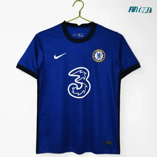 Camiseta Chelsea Local 2020/21 Azul Retro