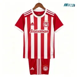 Camiseta Olympiakos Local 2026/2027 Rojo/Blanco Niño Kit