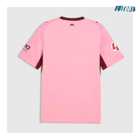 Camiseta Valencia Alternativo 2026/2027 Rosa con Parche La Liga