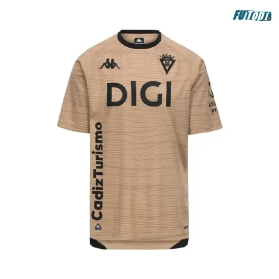 Camiseta Cadiz Alternativo 2026/2027 Marrón con Parche La Liga