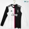 Camiseta Juventus Local 2019/20 ML Negro/Blanco Retro