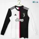 Camiseta Juventus Local 2019/20 ML Negro/Blanco Retro