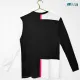 Camiseta Juventus Local 2019/20 ML Negro/Blanco Retro