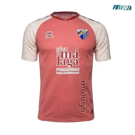 Camiseta Málaga CF Visitante 2026/2027 Rosa con Parche La Liga
