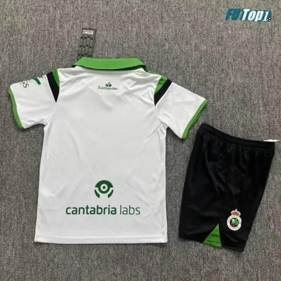 Camiseta Racing de Santander Local 2026/2027 Blanco Niño Kit