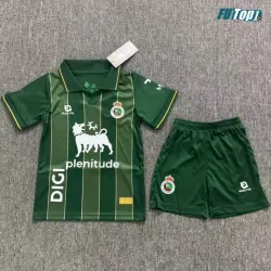 Camiseta Racing de Santander Visitante 2026/2027 Verde Oscuro Niño Kit