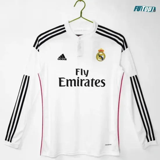 Camiseta Real Madrid Local 2014/15 ML Blanco Retro