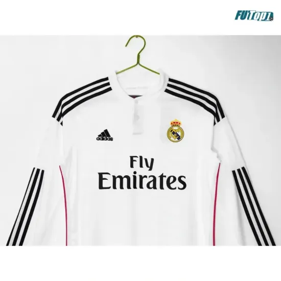 Camiseta Real Madrid Local 2014/15 ML Blanco Retro