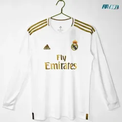 Camiseta Real Madrid Local 2019/20 ML Blanco Retro