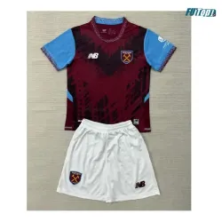 Camiseta West Ham United Local 2026/2027 Rojo Oscuro Niño Kit