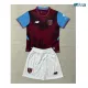 Camiseta West Ham United Local 2026/2027 Rojo Oscuro Niño Kit