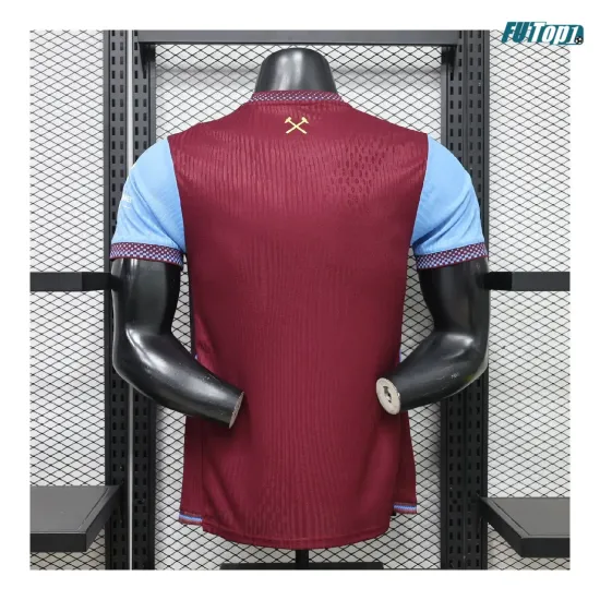 Camiseta West Ham United Local 2026/2027 Versión Jugador Rojo Oscuro 