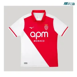 Camiseta Monaco Local 2026/2027 Rojo/Blanco