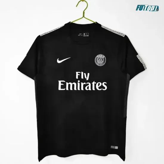 Camiseta PSG Alternativo 2017/18 Negro Retro