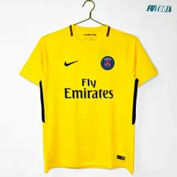 Camiseta PSG Visitante 2017/18 Amarillo Retro