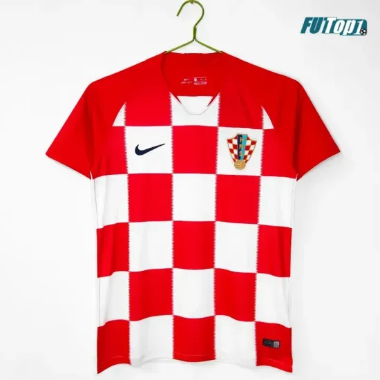 Camiseta Croacia Local 2018 Rojo/Blanco Retro