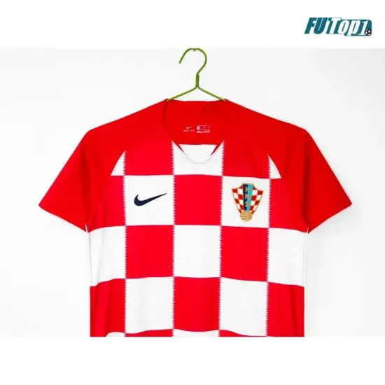 Camiseta Croacia Local 2018 Rojo/Blanco Retro