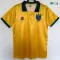 Camiseta Brasil Local 1988 Amarillo/Verde Retro