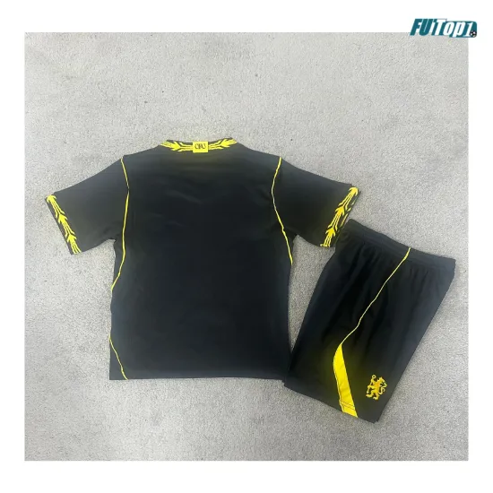 Camiseta Chelsea Visitante 2026/2027 Negro Niño Kit
