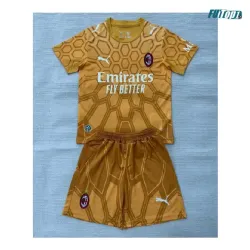 Camiseta de Portero AC Milan Local 2026/2027 Oro Niño Kit