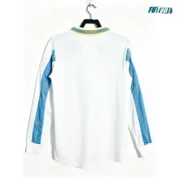Camiseta Lazio Visitante 2000/2001 ML Blanco/Azul Retro