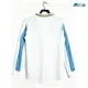 Camiseta Lazio Visitante 2000/2001 ML Blanco/Azul Retro