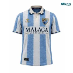 Camiseta Málaga CF 2026/2027 Eleven Archive Azul/Blanco Retro