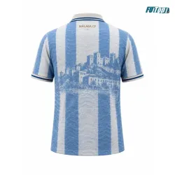 Camiseta Málaga CF 2026/2027 Eleven Archive Azul/Blanco Retro