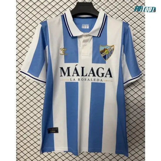 Camiseta Málaga CF 2026/2027 Eleven Archive Azul/Blanco Retro