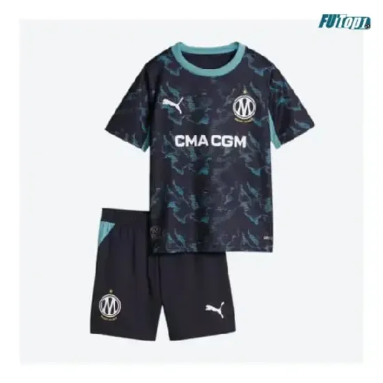 Camiseta Olympique Marsella Visitante 2026/2027 Azul Marino Niño Kit