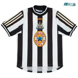 Camiseta Newcastle United Local 1997/99 Negro/Blanco Retro