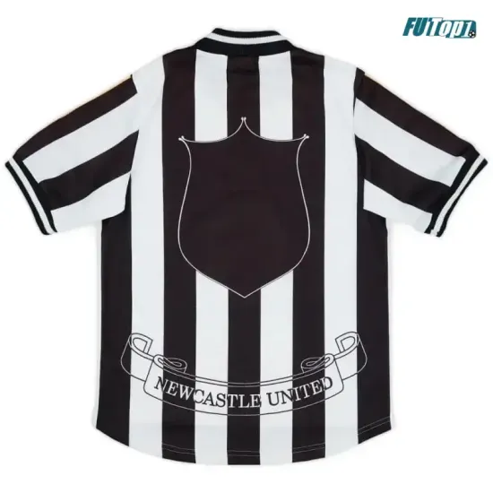 Camiseta Newcastle United Local 1997/99 Negro/Blanco Retro