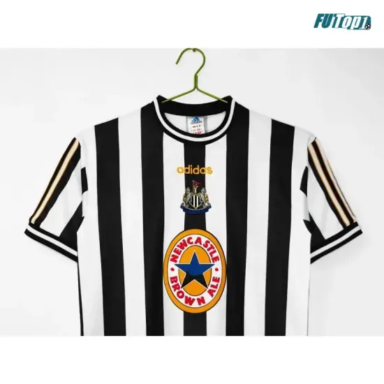 Camiseta Newcastle United Local 1997/99 Negro/Blanco Retro
