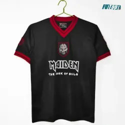 Camiseta West Ham United x Iron Maiden 2016 Negro Retro