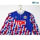 Camiseta Ajax Visitante 1989/90 ML Azul/Rojo Retro