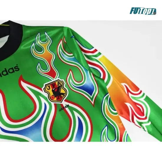 Camiseta de Portero Japon 1998 ML Verde Retro
