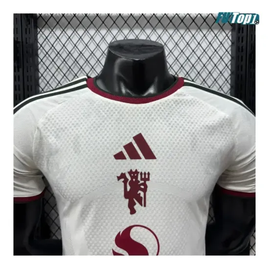 Camiseta Manchester United Alternativo 2026/2027 Versión Jugador Blanco