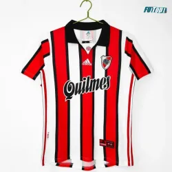 Camiseta River Plate Visitante 1999/00 Rojo/Blanco Retro