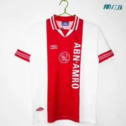 Camiseta Ajax Local 1994/95 Rojo/Blanco Retro