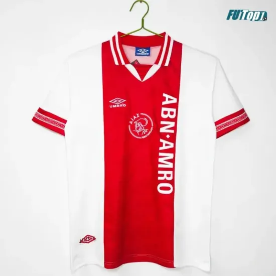 Camiseta Ajax Local 1994/95 Rojo/Blanco Retro