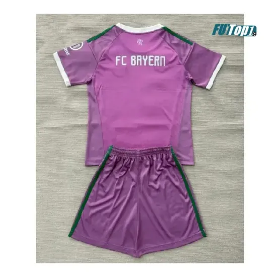 Camiseta de Portero Bayern Múnich Visitante 2026/2027 Morado Niño Kit