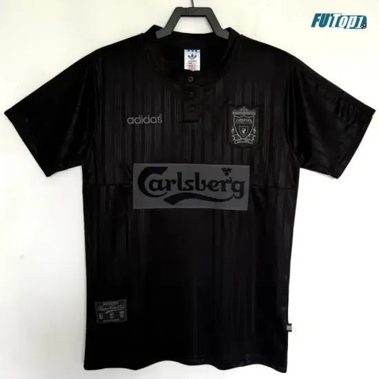 Camiseta Liverpool 1995/96 Edición Especial Negro Retro