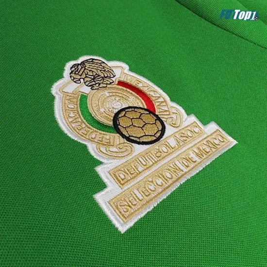 Camiseta México Local 1986 Verde Retro