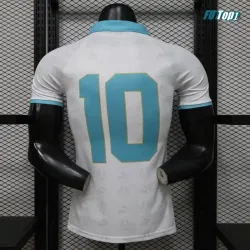 Camiseta 10 Olympique Marsella 2026/2027 Versión Jugador Blanco Retro