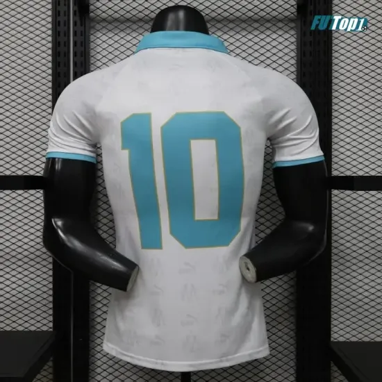 Camiseta 10 Olympique Marsella 2026/2027 Versión Jugador Blanco Retro